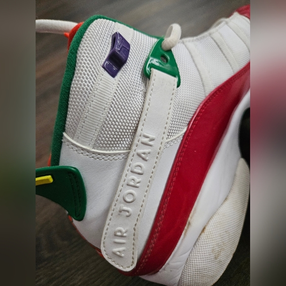 Jordan Athletic Shoes Red White with Multicolor Accents main image 13